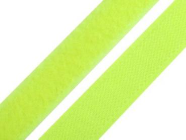 Klettband Breite 20mm Gelbgrün